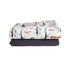 2 musselinas 65 cm woods charcoal Muslins Siepdesign