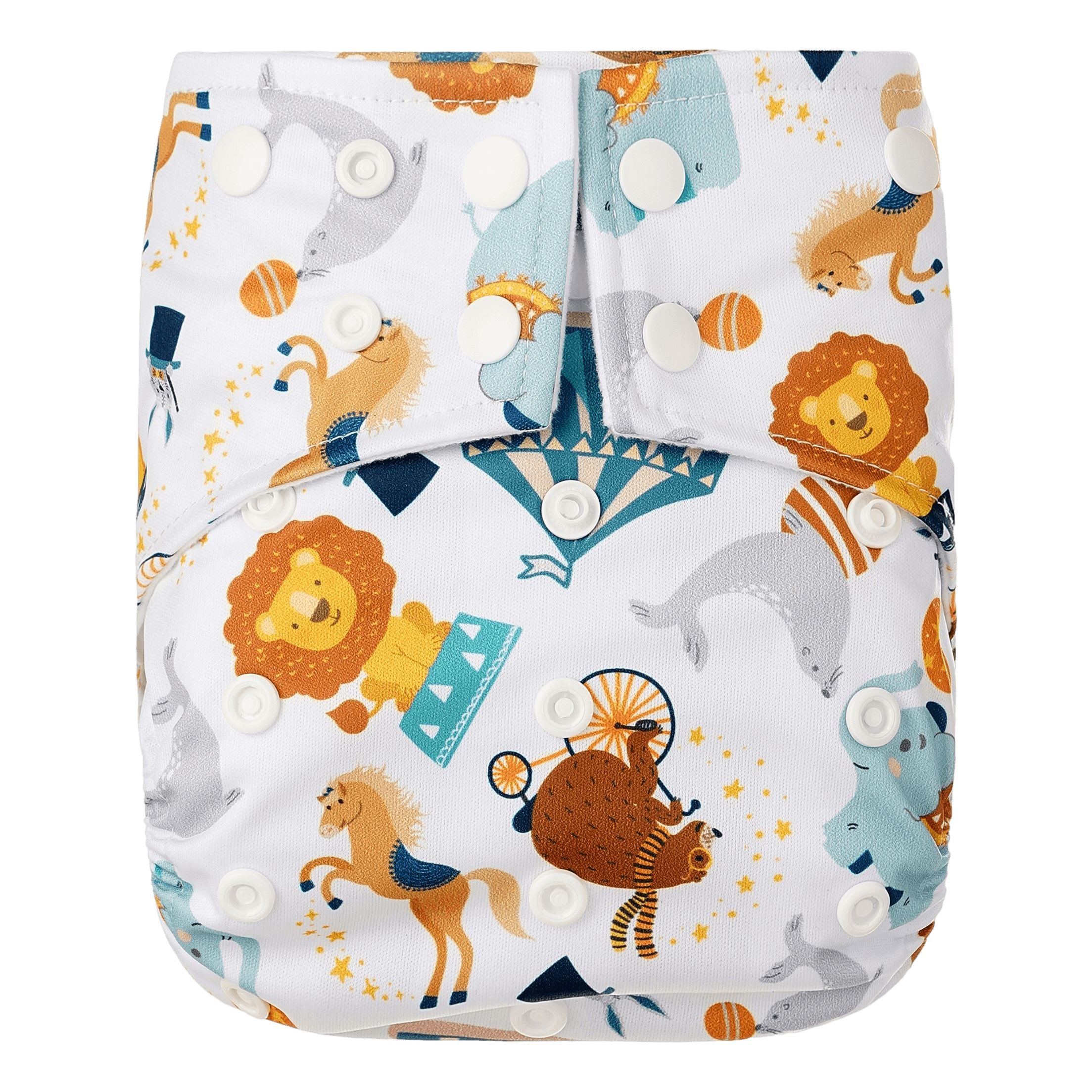 Fralda reutilizável de bolso circus Fraldas reutilizáveis Happy Bear