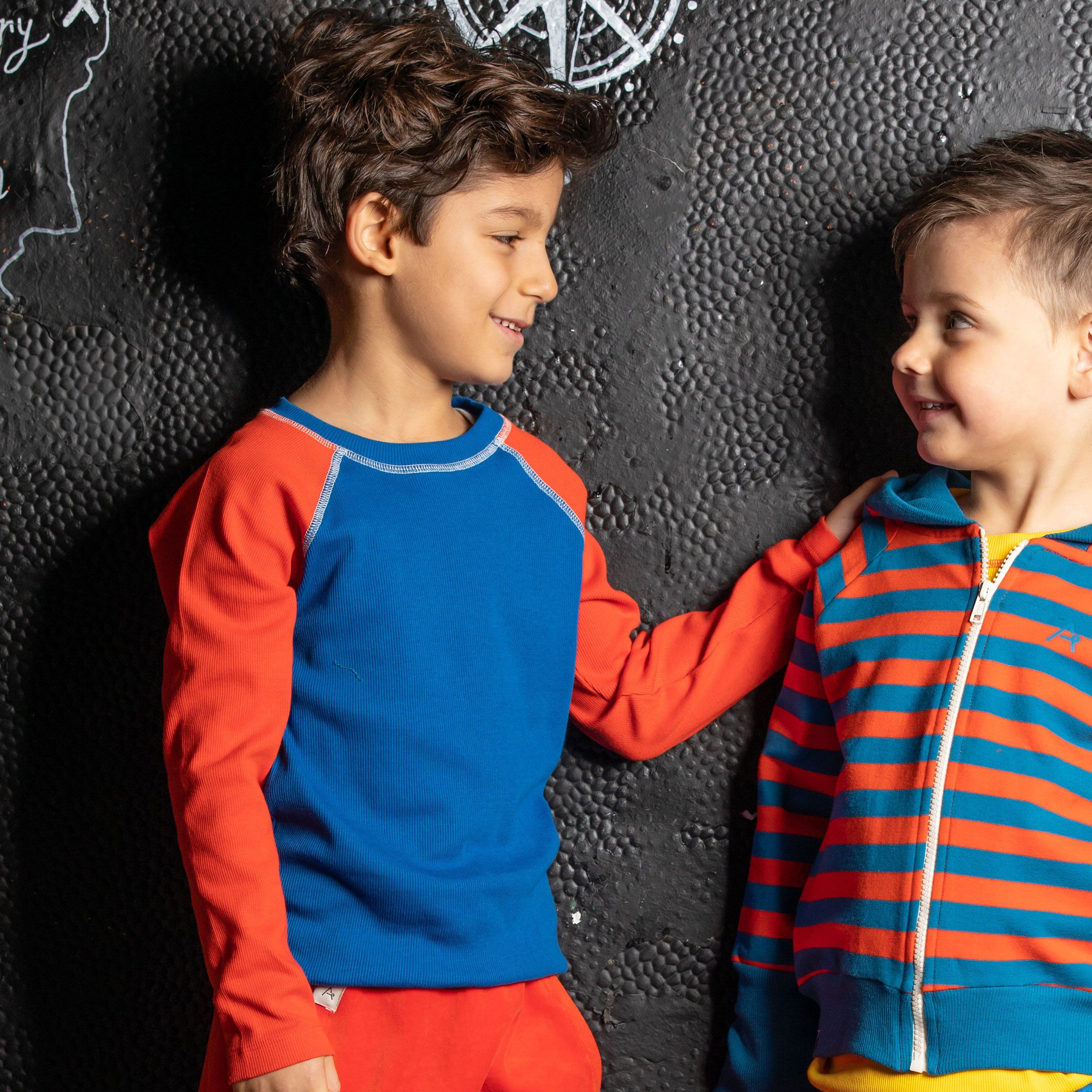 Leander blouse orange.com AlbaBaby Tops Alba of Denmark