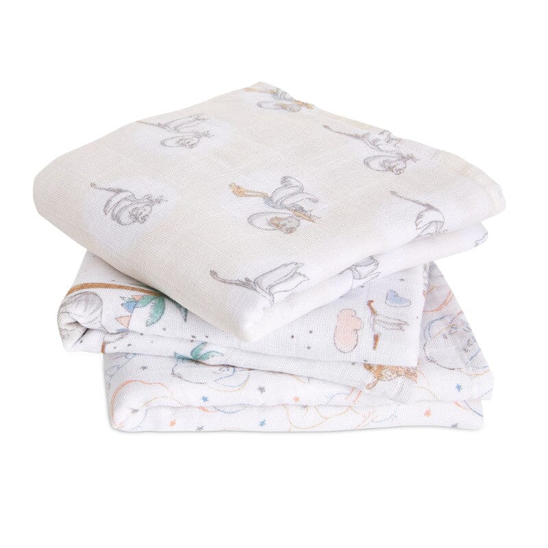 3 musselinas algodão 70 cm my darling dumbo Muslin Aden + Anais
