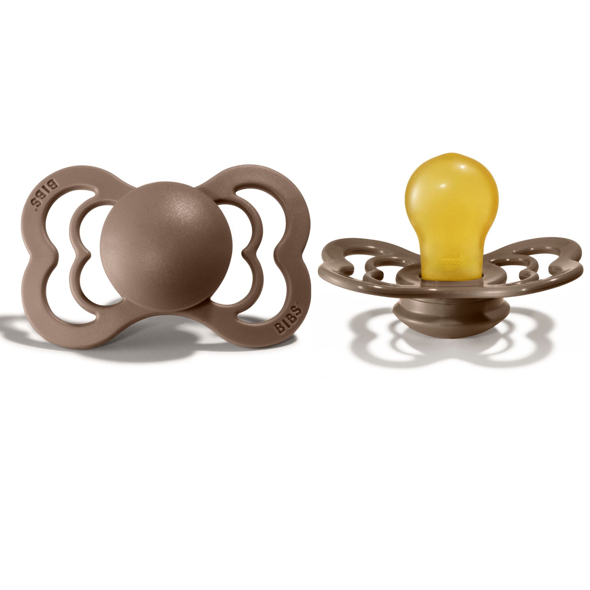 Bibs supreme pacifier latex +6M dark oak Pacifier Bibs