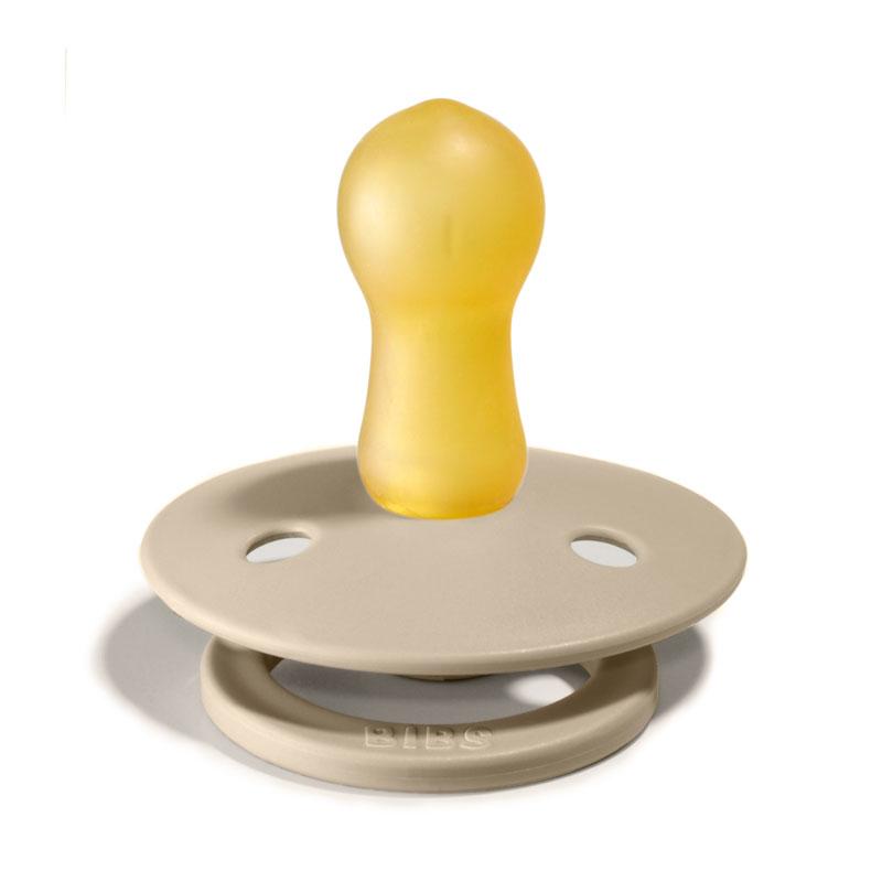 2-pack BIBS Colour pacifier pistachio | sand Pacifier Bibs