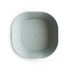 2-pack square dinnerware bowl sage mushie meal mushie