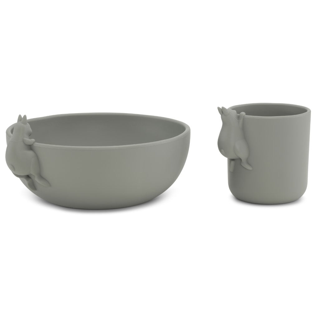 Taça e copo coelhinho whale meal Konges sløjd