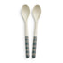 Bamboo feeding spoon 2 pieces - sandy stripe dinnerwear Elodie details