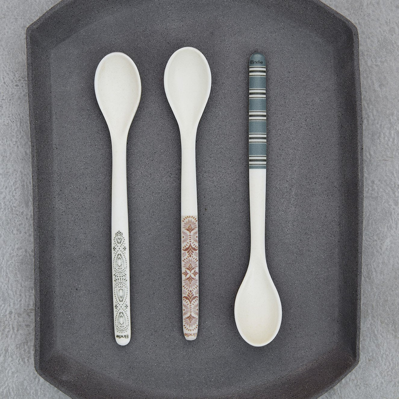 Bamboo feeding spoon 2 pieces - sweet rain dinnerwear Elodie details