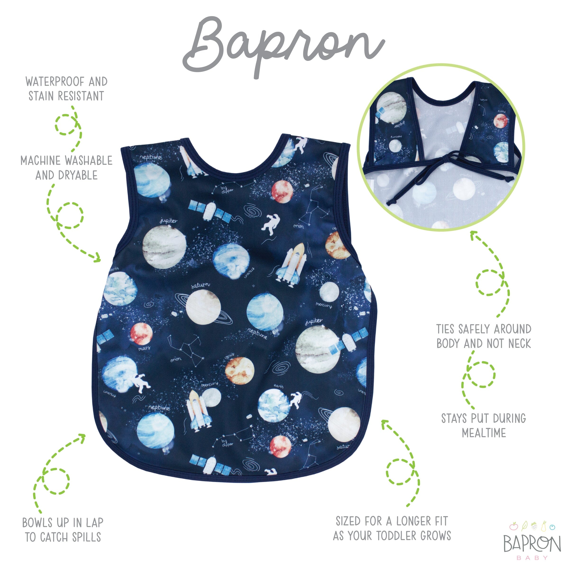Babete impermeável Espaço Bapron