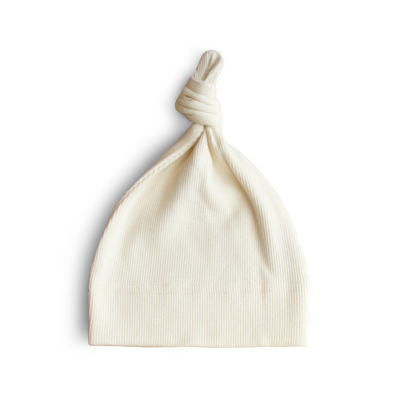 Gorro com nó ivory 0-3M Hat mushie
