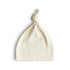 Gorro com nó ivory 0-3M Hat mushie