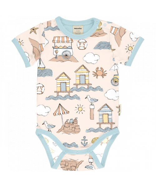 Body manga curta salty shore Body Meyadey