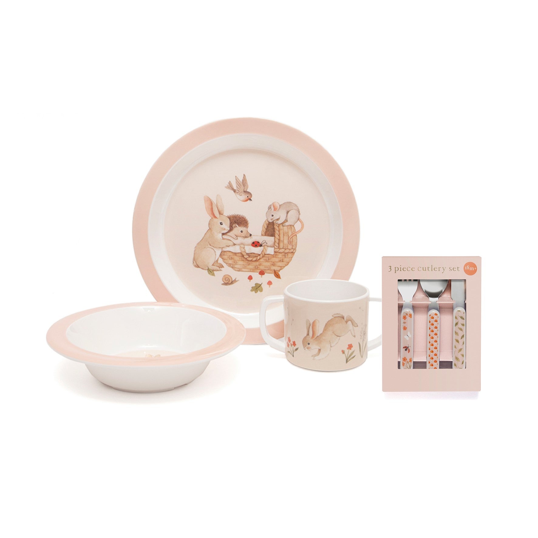 Copo com pegas rabbit clay Dinnerware Petit Monkey
