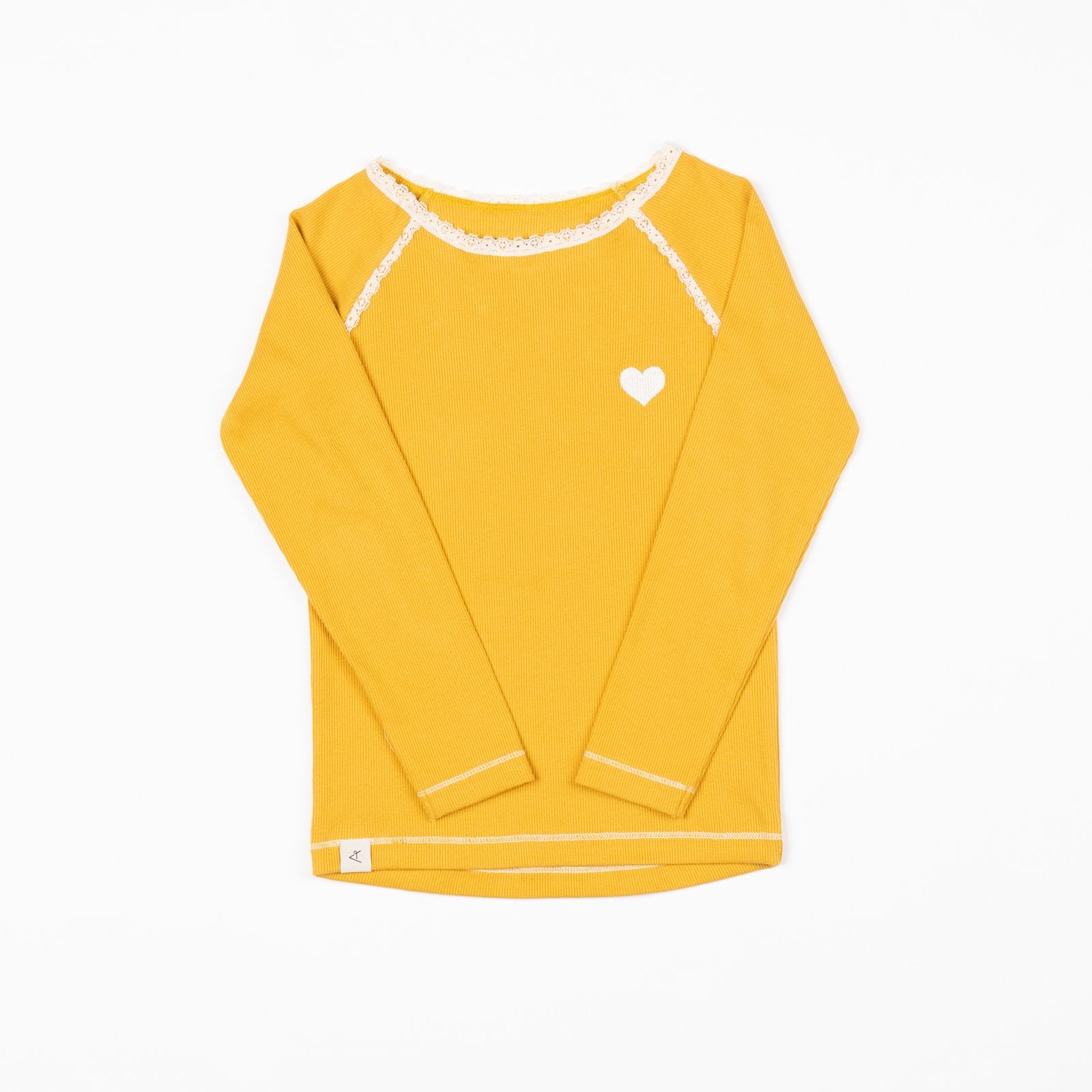 Ghita blouse bright gold AlbaBaby Tops Alba of Denmark