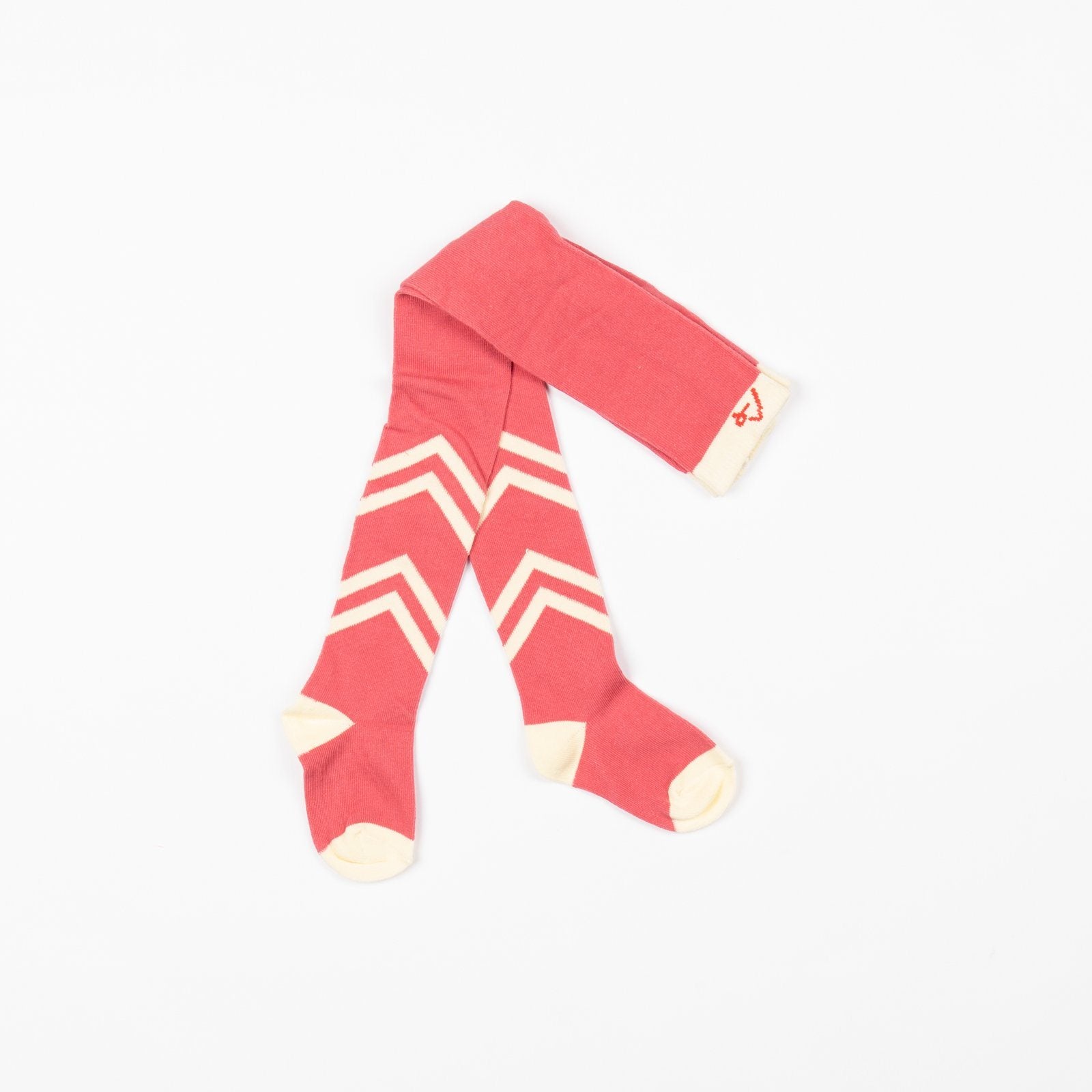 Karla tights sun kissed coral AlbaBaby Tights Alba of Denmark