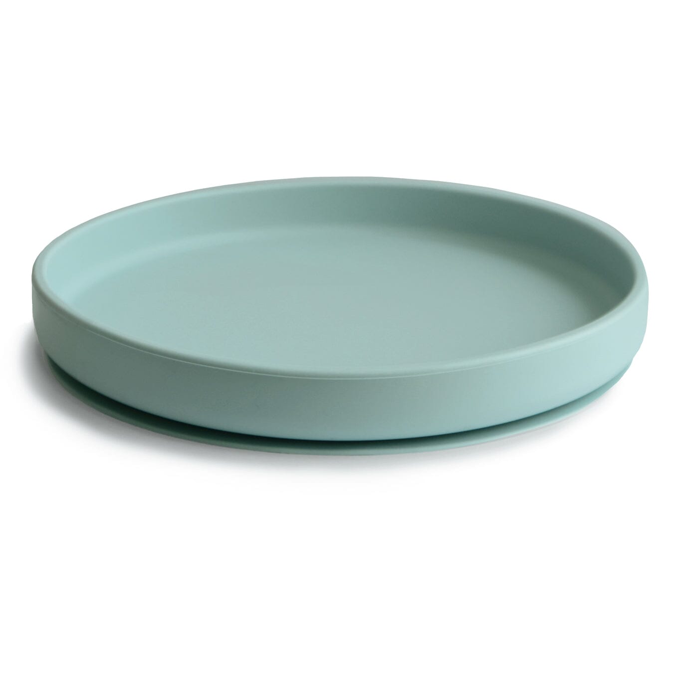 Prato clássico com ventosa cambridge blue meal mushie