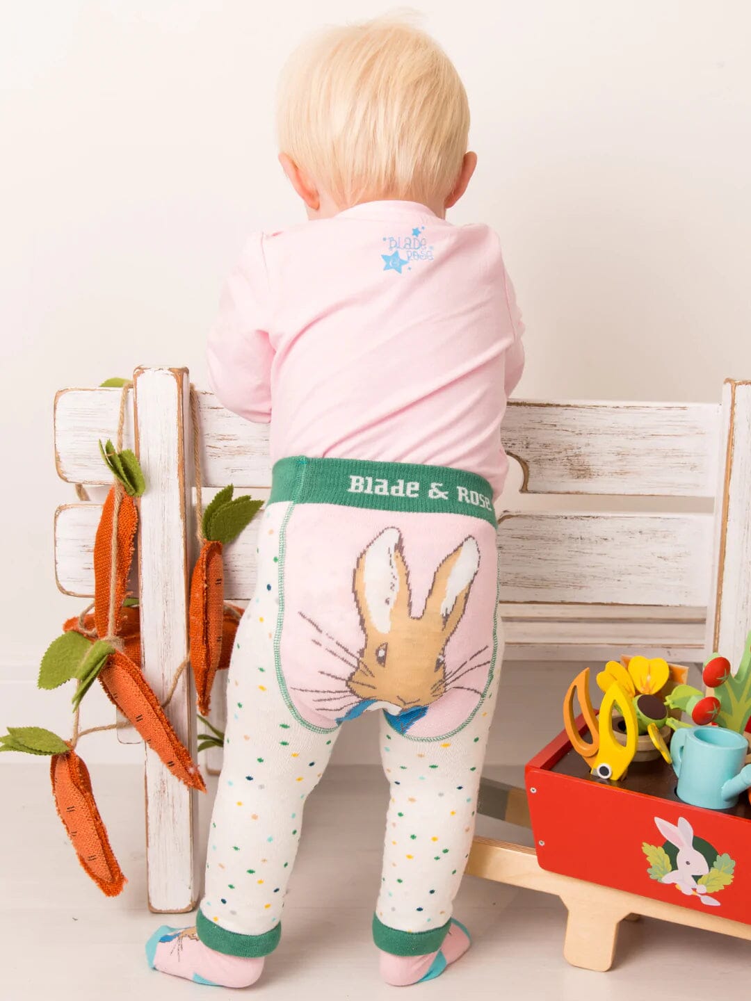 Leggings Peter Rabbit pretty garden Bottoms Blade & Rose