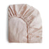 Lençol blush para berço Sheet mushie