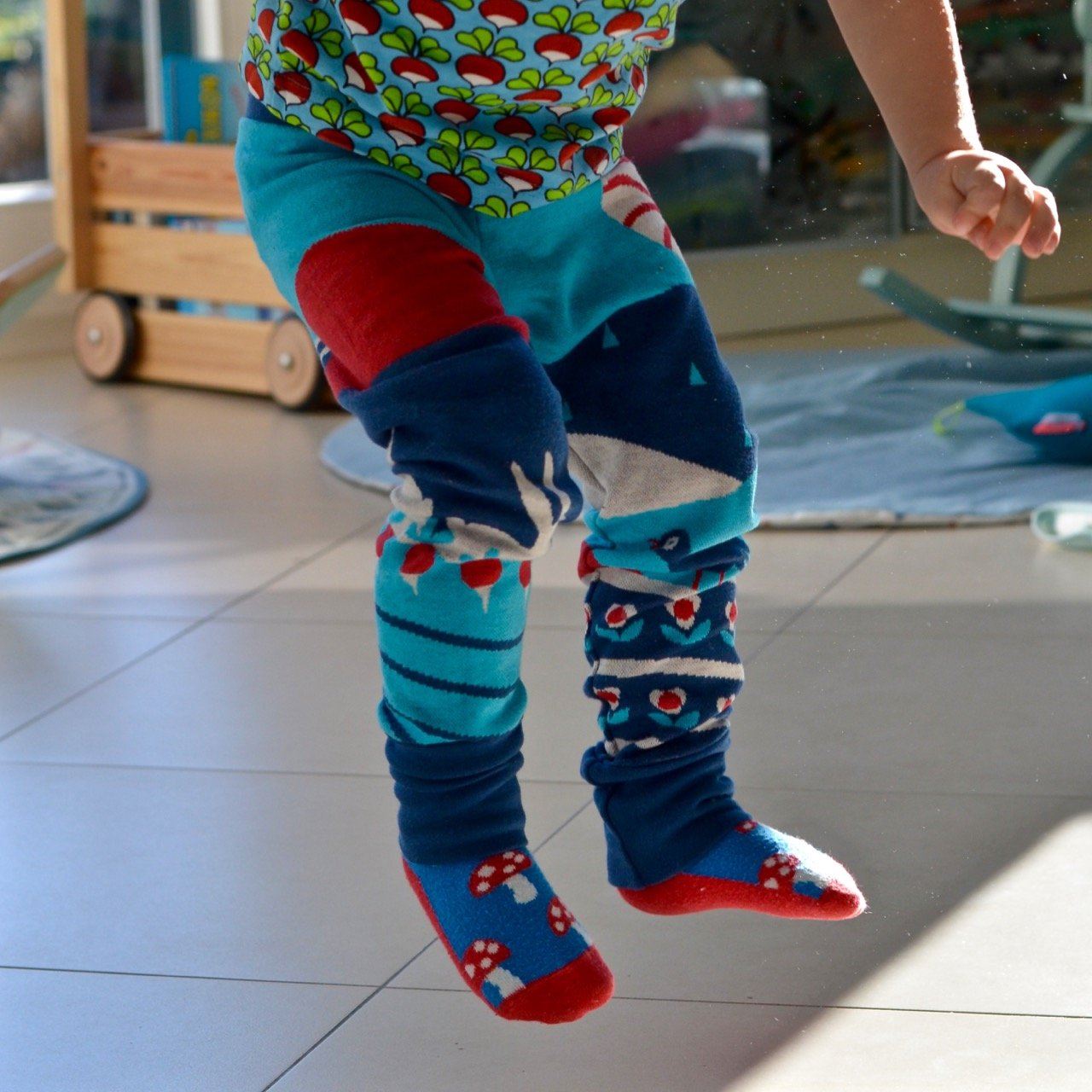 Rabbit love leggings Merle Bottoms Merle