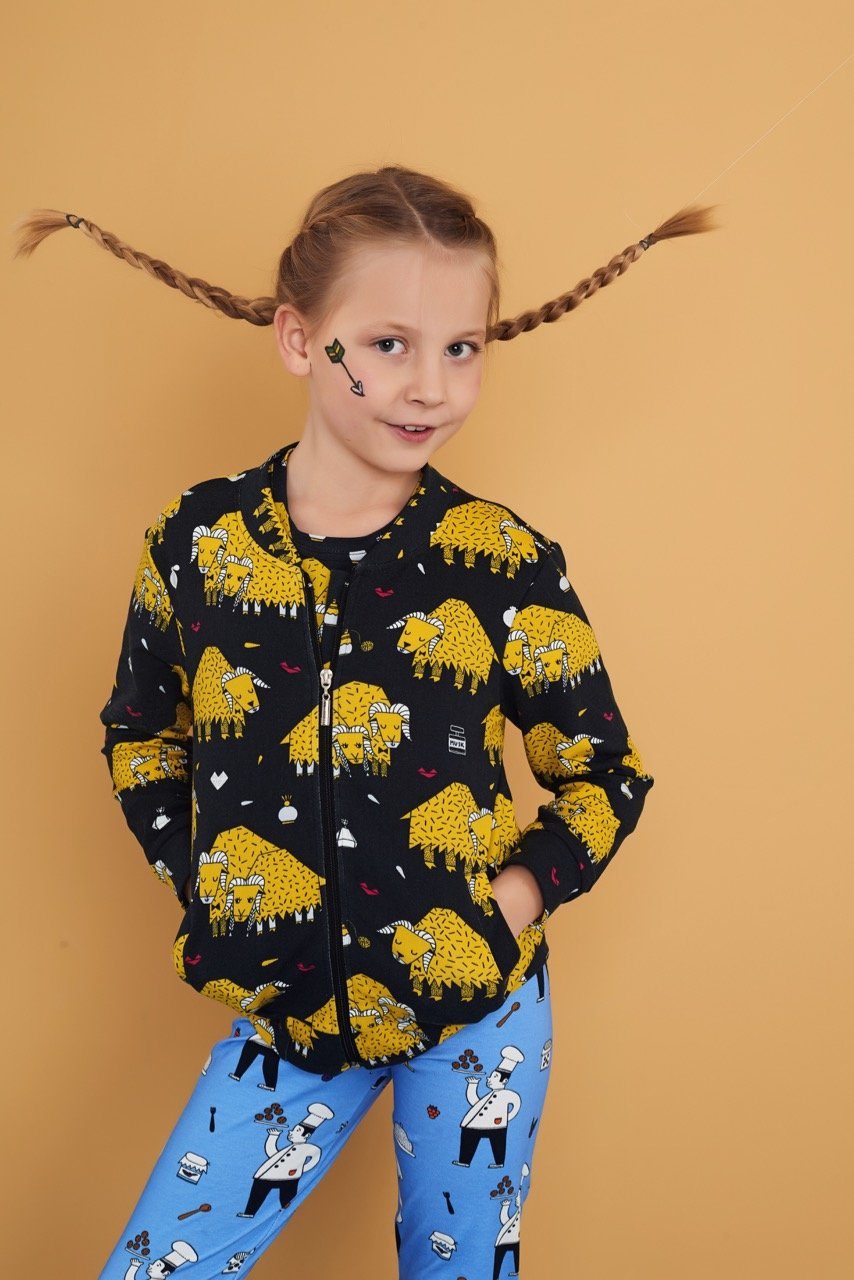 Bomber jacket arctic love Raspberry Republic jacket Raspberry Republic