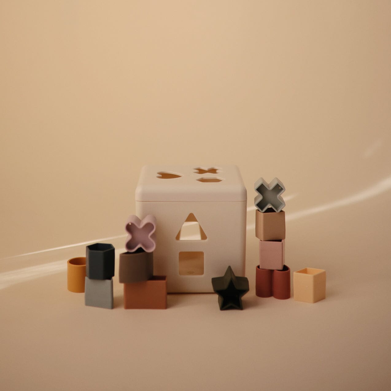 Cubo didático formas geométricas Toys mushie