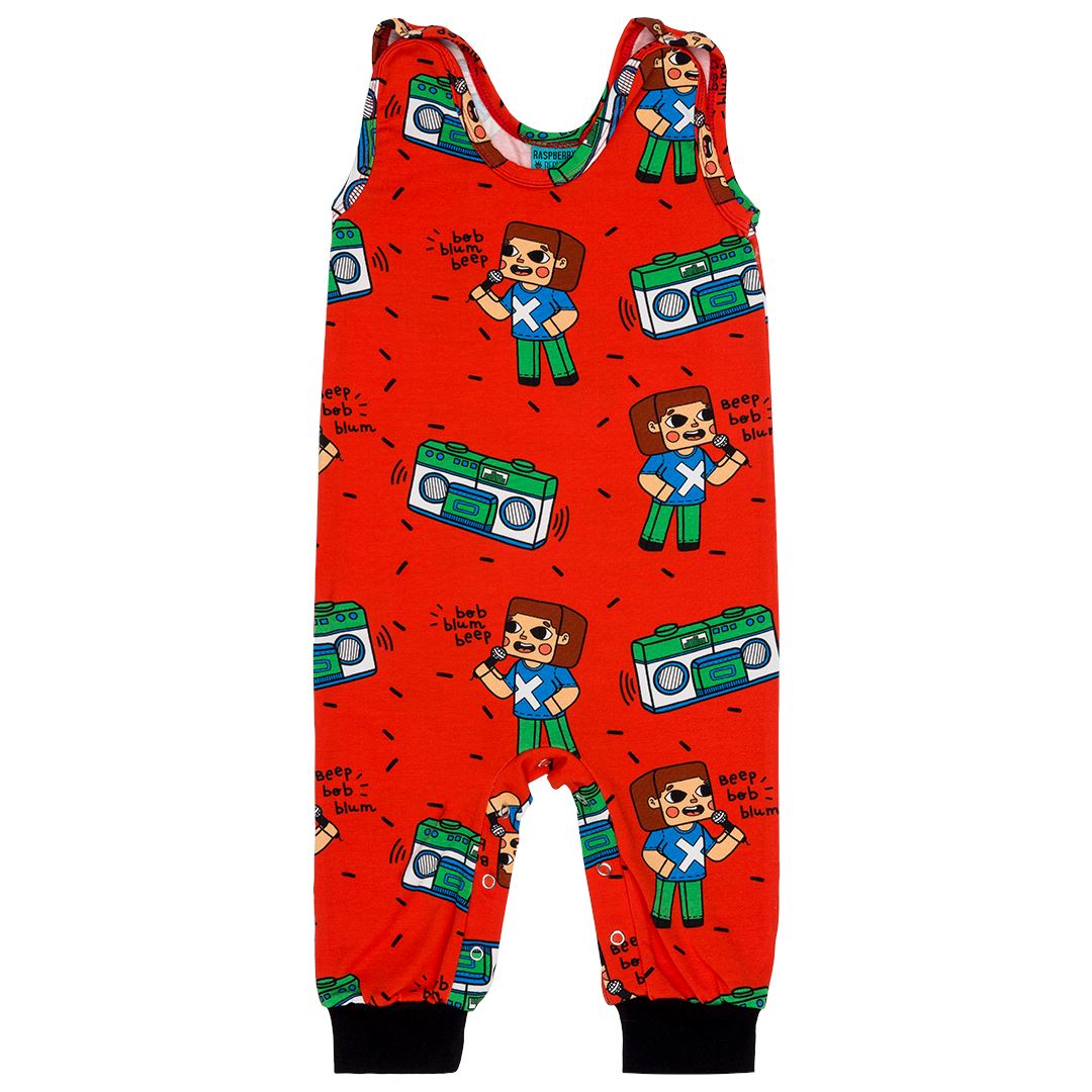 Dungarees brick party Raspberry Republic Dungarees Raspberry Republic