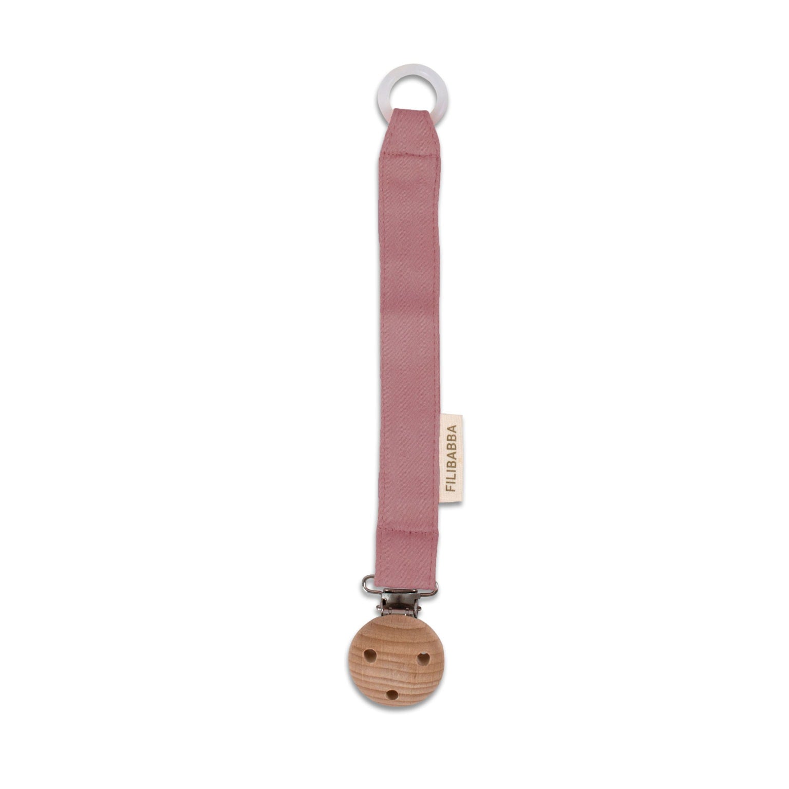 Prende-chupeta blush Filibabba Pacifier Clips & Holders Filibabba