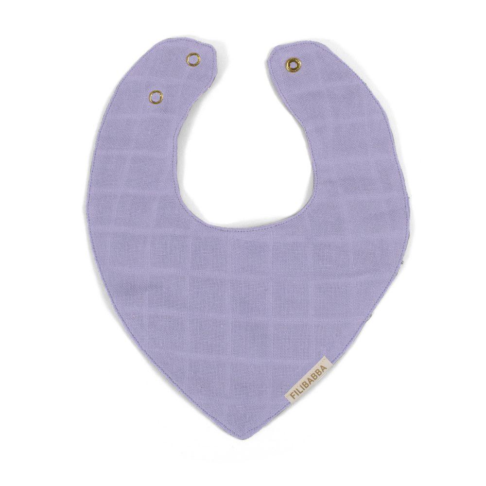 Muslin bib fresh violet Filibabba Bib Filibabba