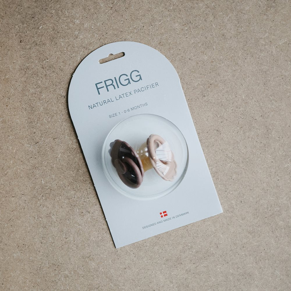 2-pack daisy pacifier croissant night/cream night FRIGG Pacifier FRIGG