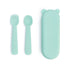 Feedie fork & spoon set - mint meal we might be tiny