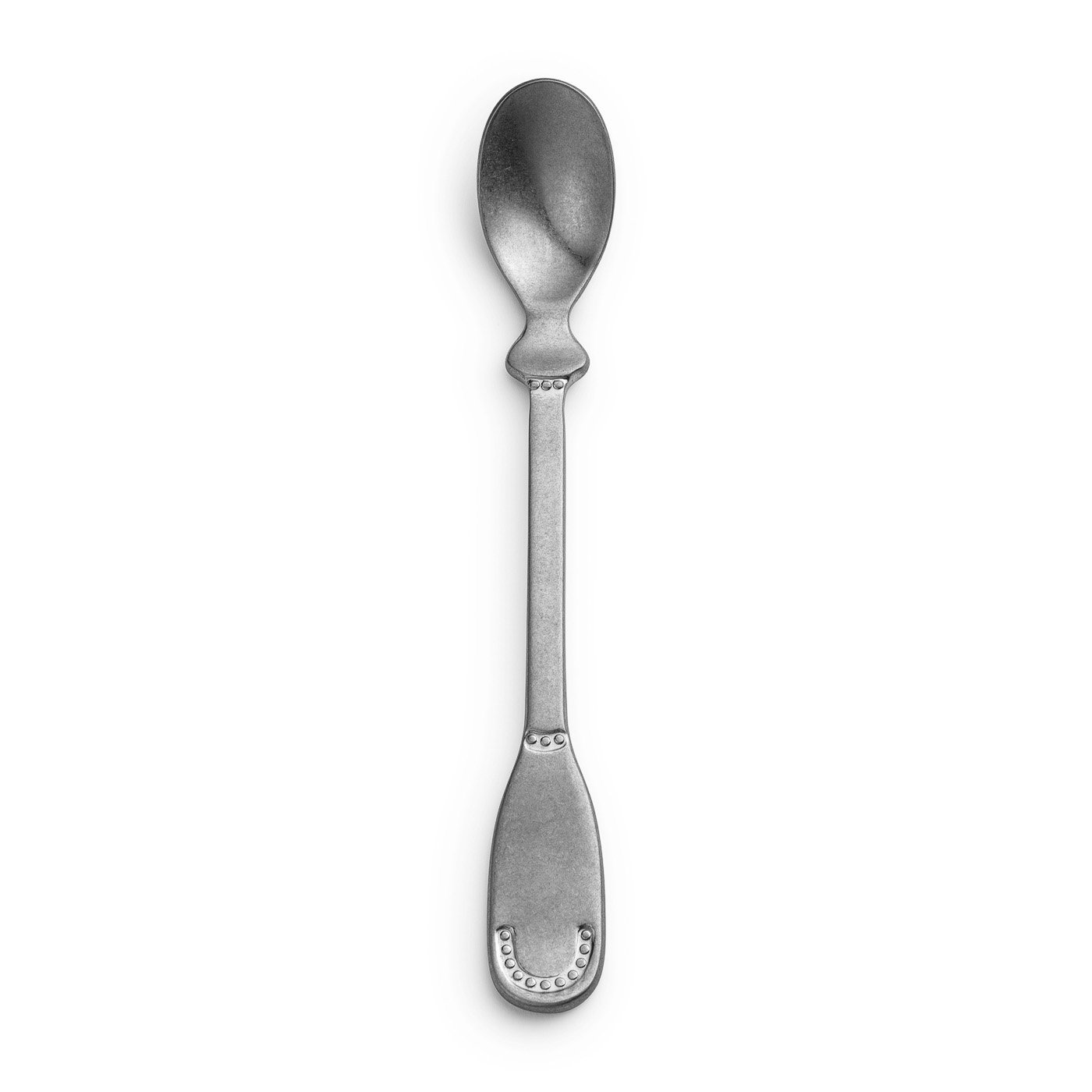 Stainless steel feeding spoon - antique silver dinnerwear Elodie details