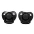 Pacifiers 2-pack black 0-6M Filibabba accessories Filibabba