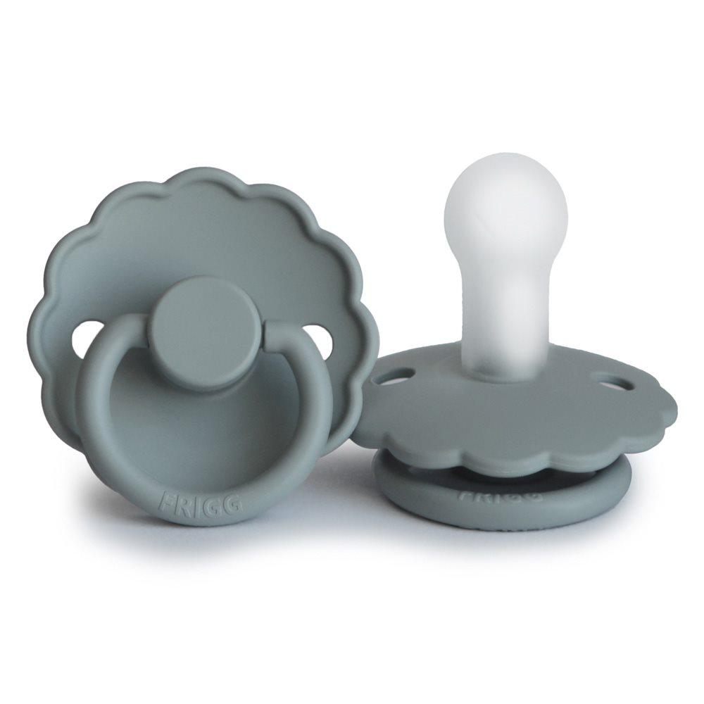 1 pacifier daisy french grey FRIGG Pacifier FRIGG 6-18M