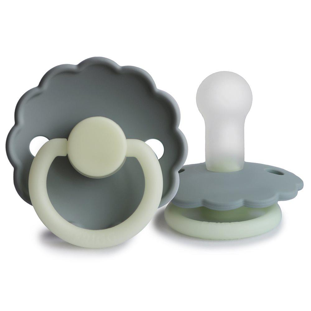 1 pacifier daisy french gray night FRIGG Pacifier FRIGG 6-18M