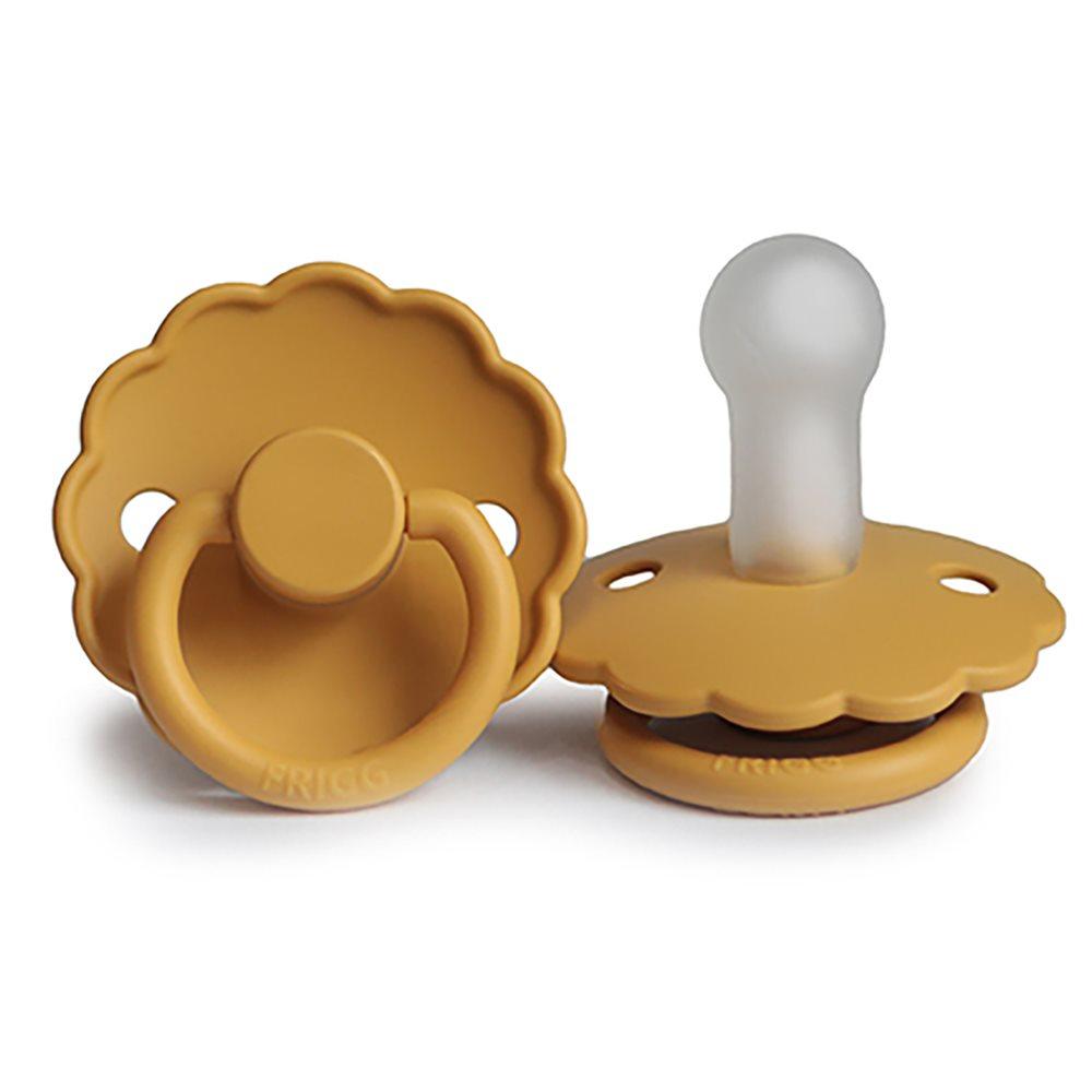 1 pacifier daisy honey gold FRIGG Pacifier FRIGG 6-18M