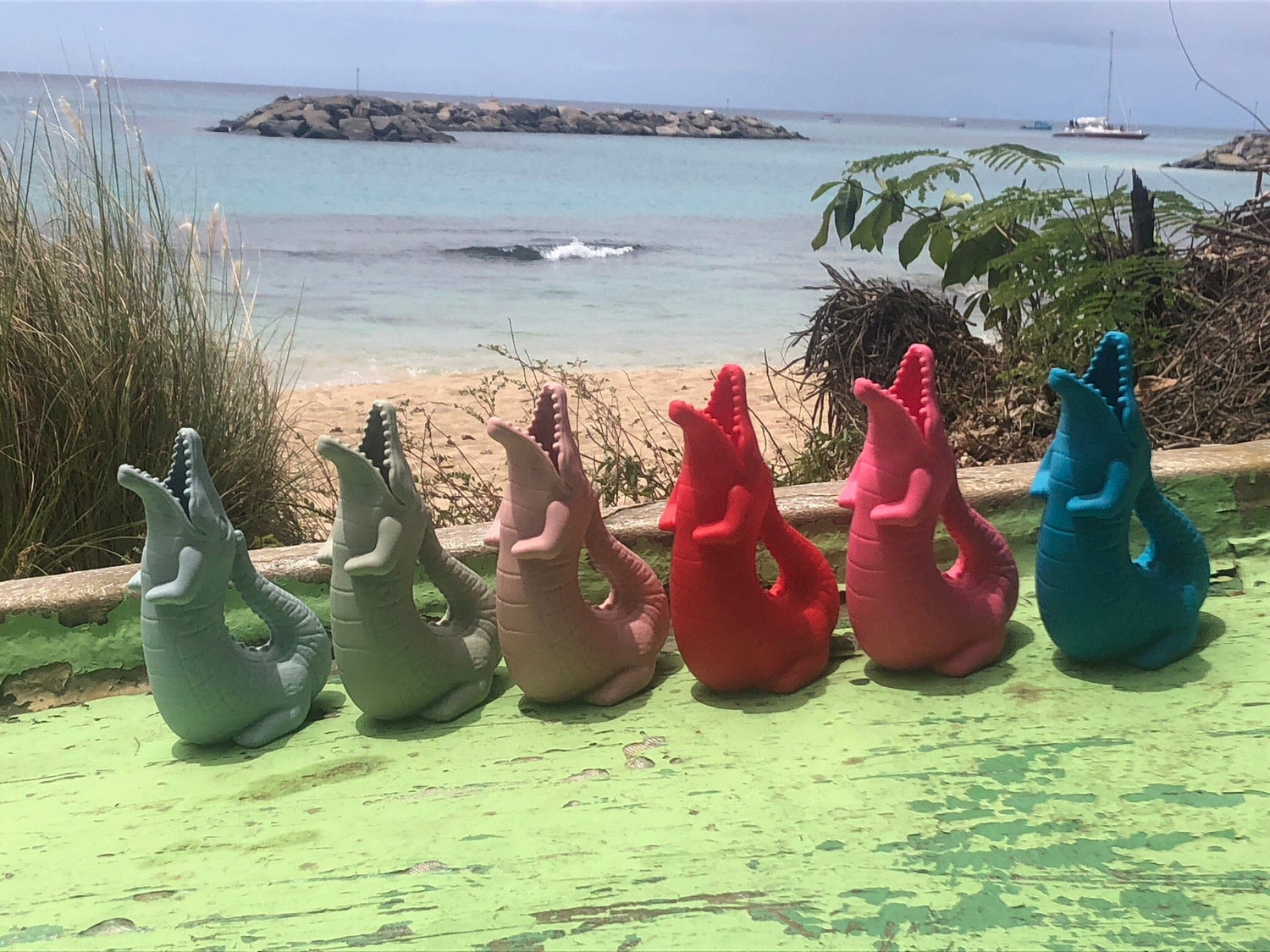 Jarro crocodilo blush Toys Scrunch