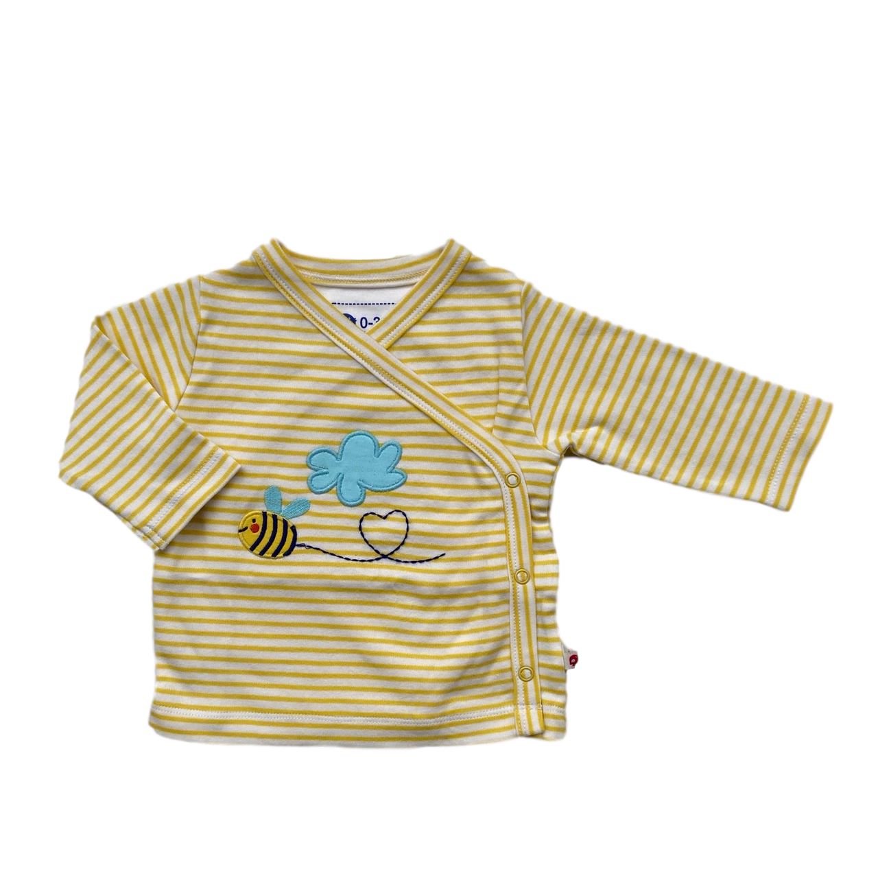 Wrap-over top bumblebee Piccalilly Tops Piccalilly