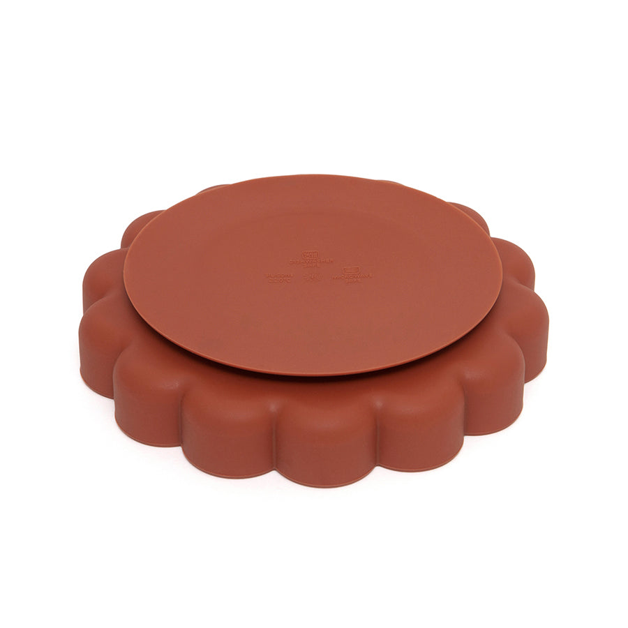 Prato com ventosa baked clay Dinnerware Petit Monkey
