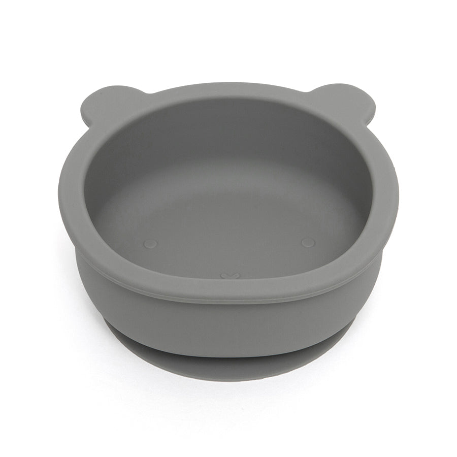 Taça com ventosa bear pewter green Dinnerware Petit Monkey