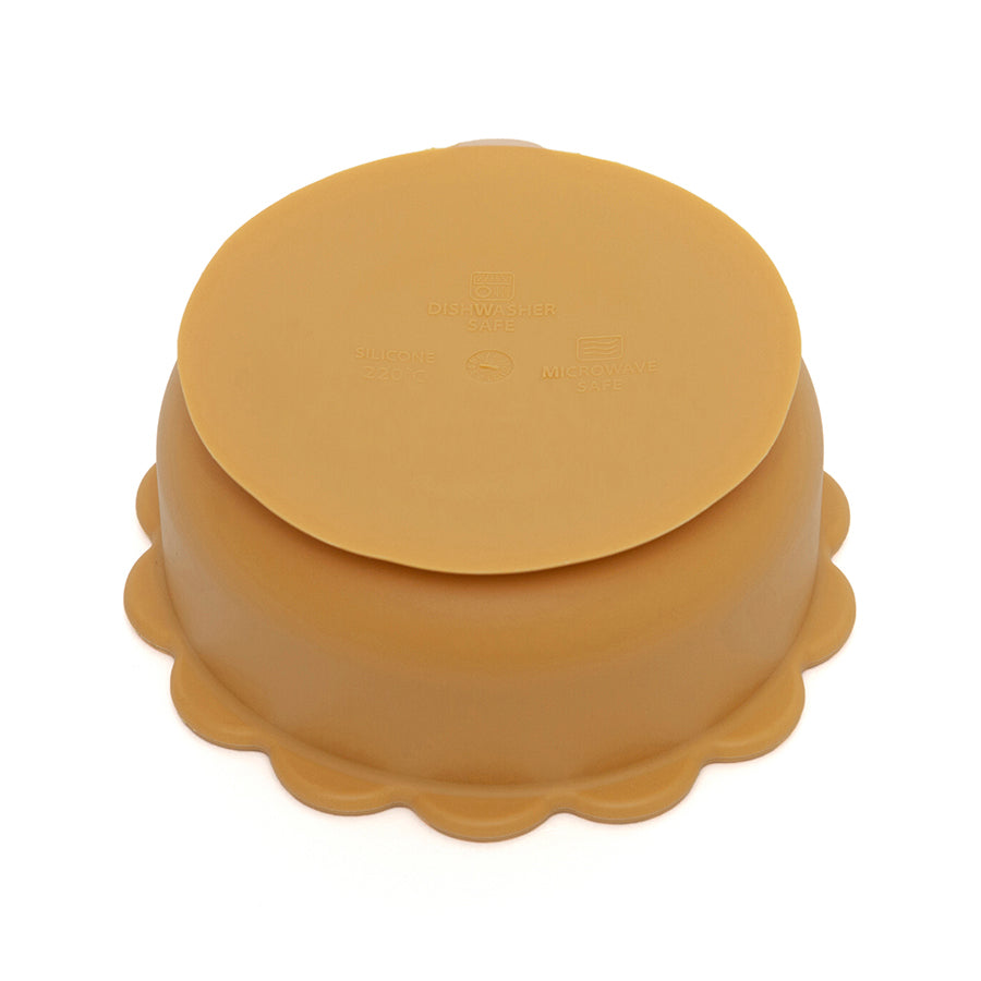 Taça com ventosa lion ocre Dinnerware Petit Monkey