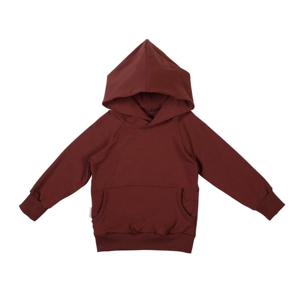 Camisola c/capuz e bolso burgundy Tops Malinami