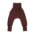 Calças baggy c/ bolsos burgundy Bottoms Malinami
