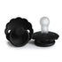 1 pacifier daisy jet black FRIGG Pacifier FRIGG 0-6M