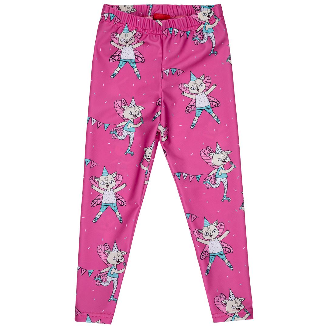 Leggings flying kitty Raspberry Republic Bottoms Raspberry Republic