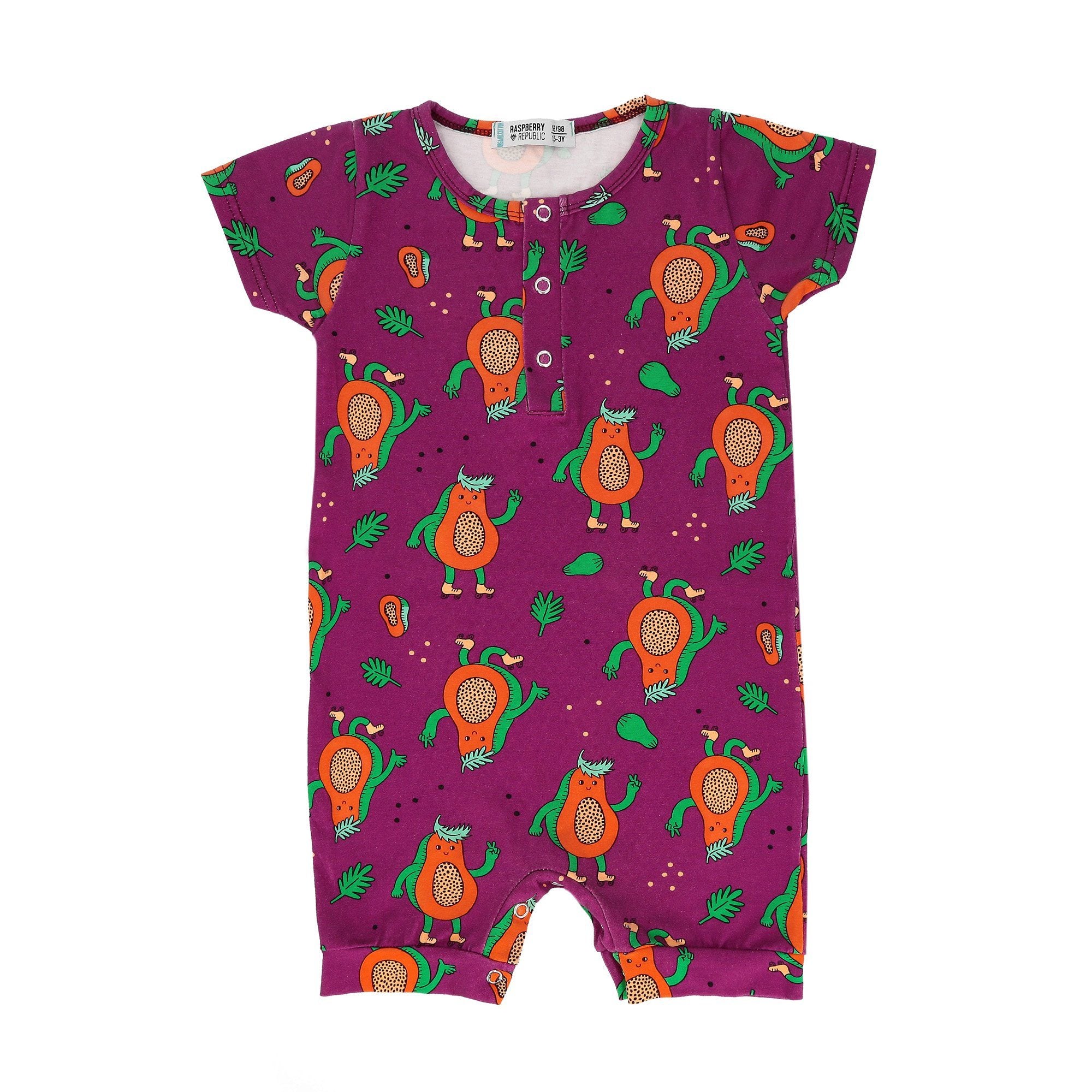 Jumpsuit papaya power Raspberry Republic Playsuit Raspberry Republic