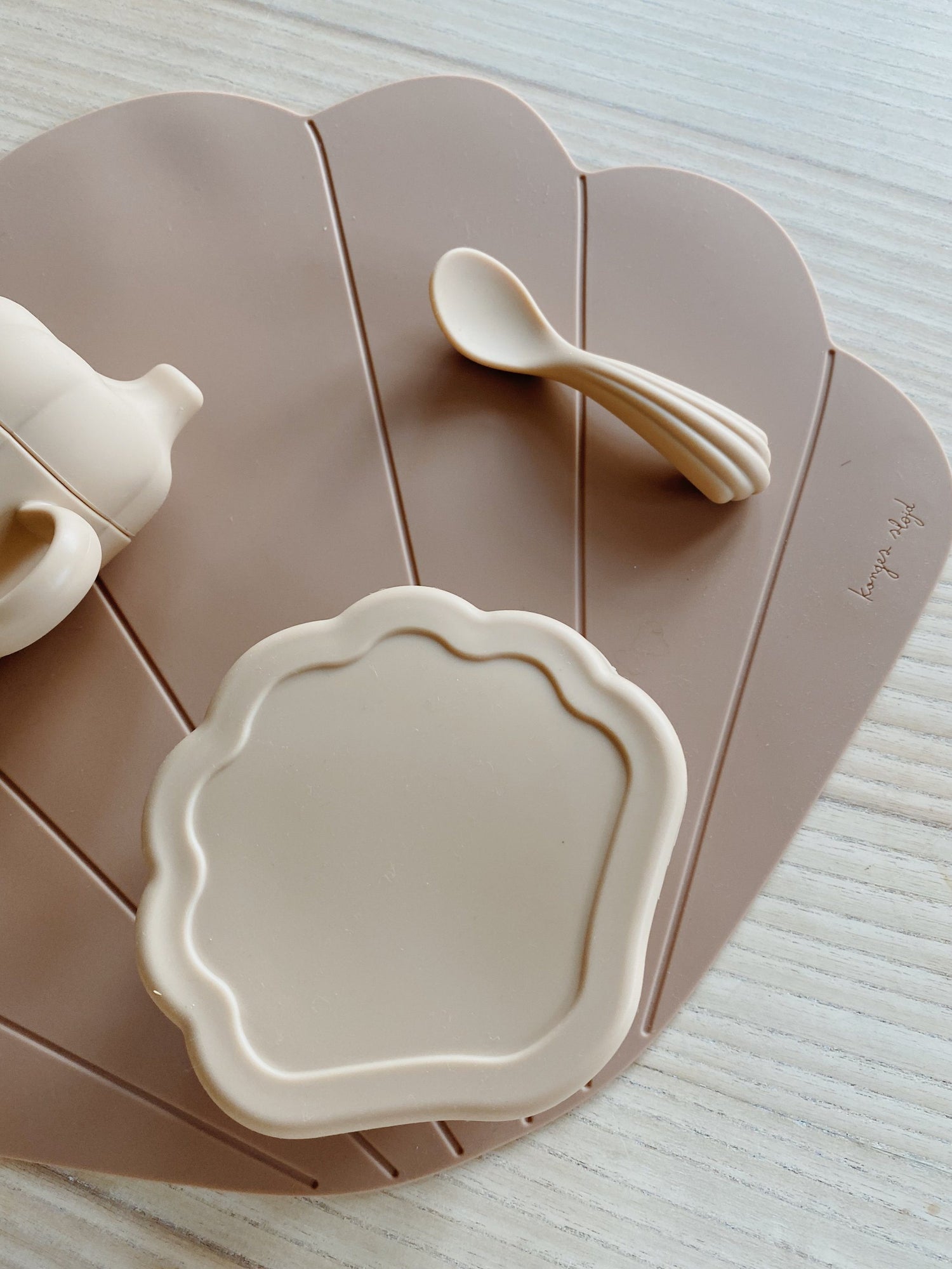 Silicone clam set shell Konges sløjd Meal Konges sløjd