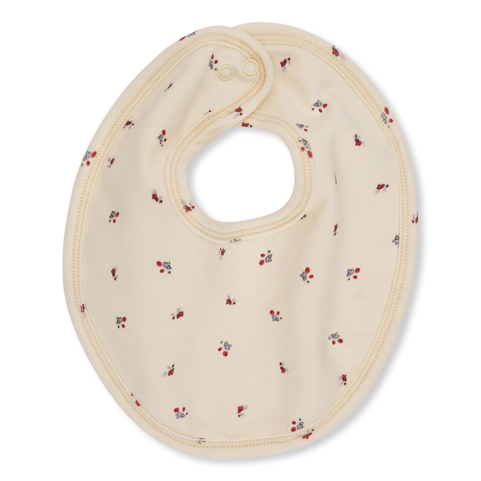 Bib bloom red blue Bib Konges sløjd