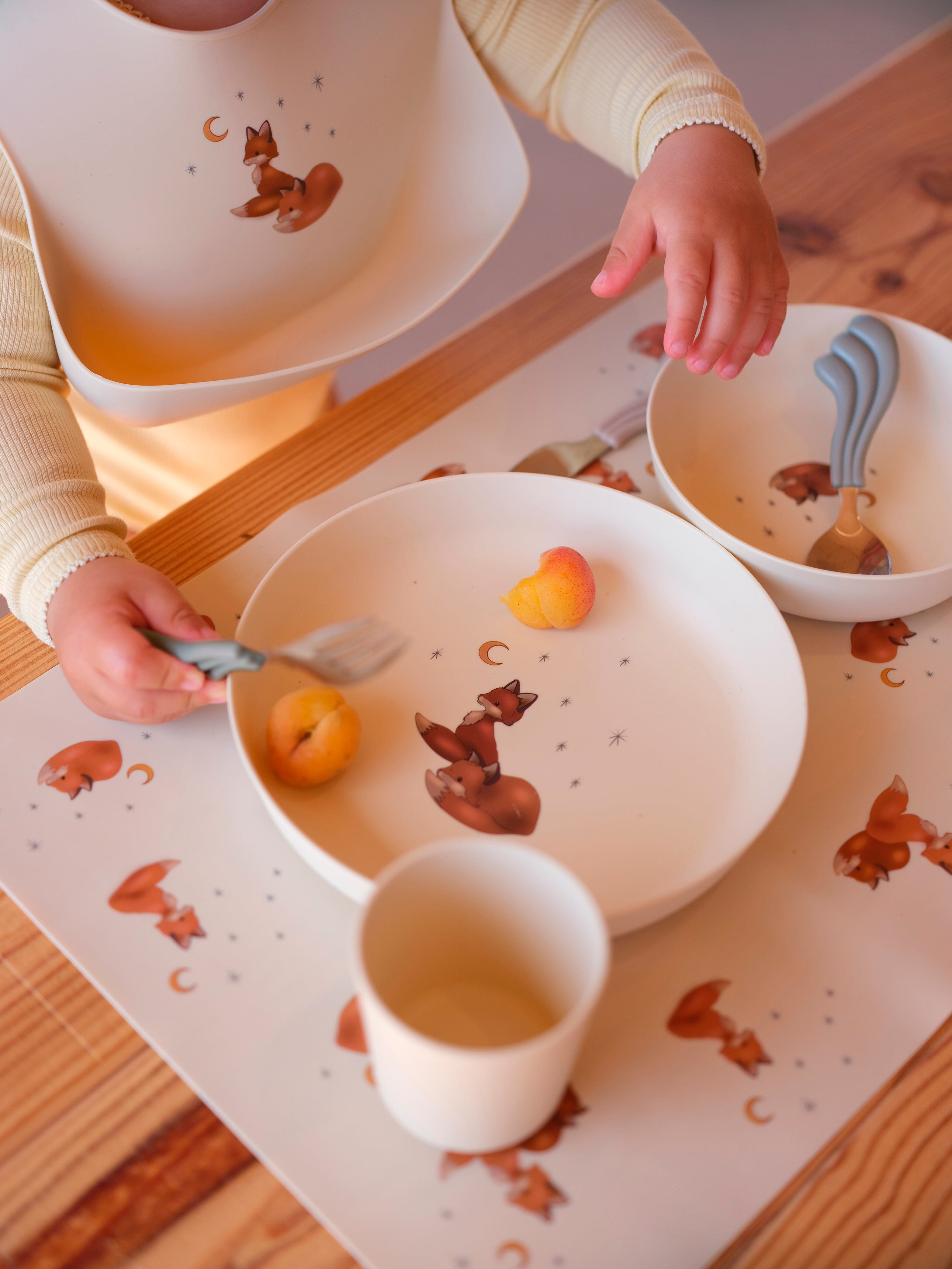 Conjunto de refeição foxie meal Konges sløjd