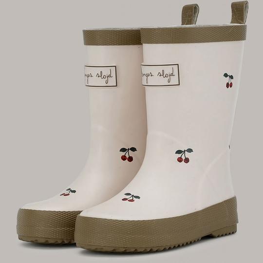 Valken rubber boots in cherry print Konges sløjd shoes Konges sløjd