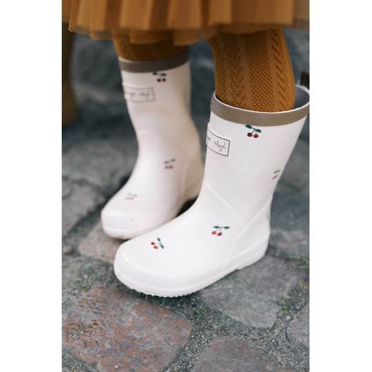 Valken rubber boots in cherry print Konges sløjd shoes Konges sløjd