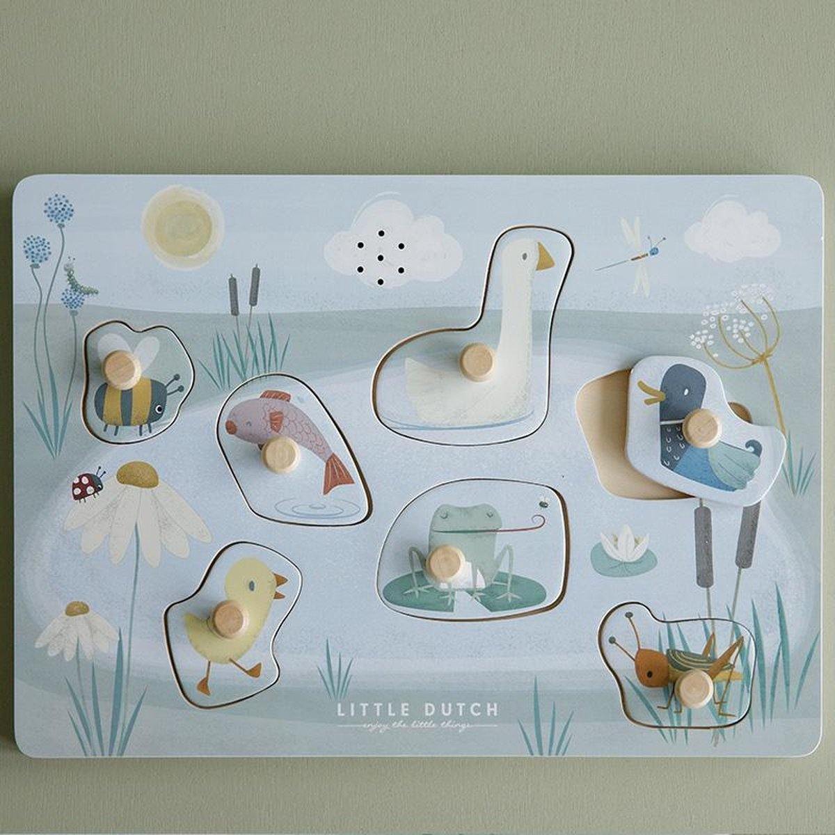 Wooden sound puzzle Little Goose Little Dutch Toys Little Dutch