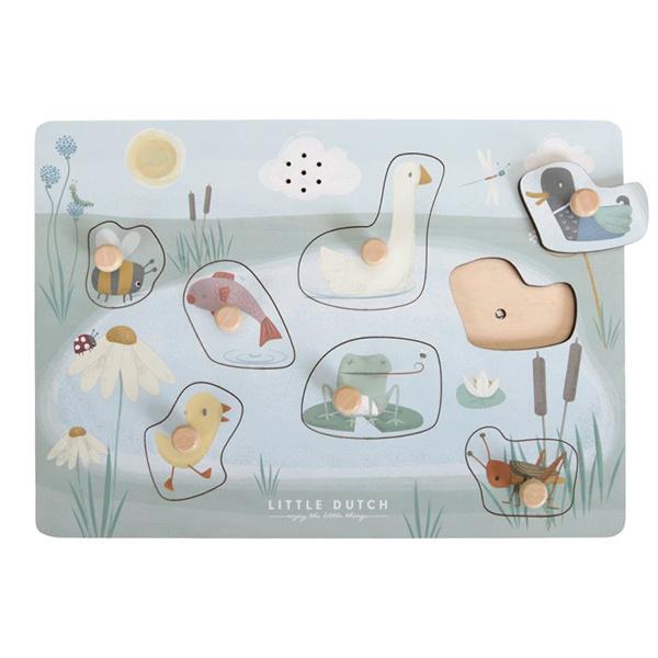 Wooden sound puzzle Little Goose Little Dutch Toys Little Dutch